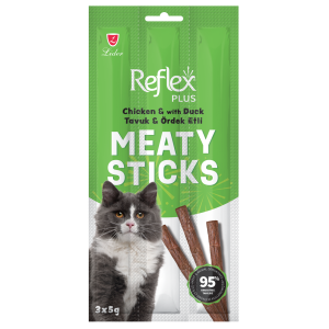 REFLEX PLUS 3 LÜ STİCK KEDİ TAVUK ETLİ KISIR